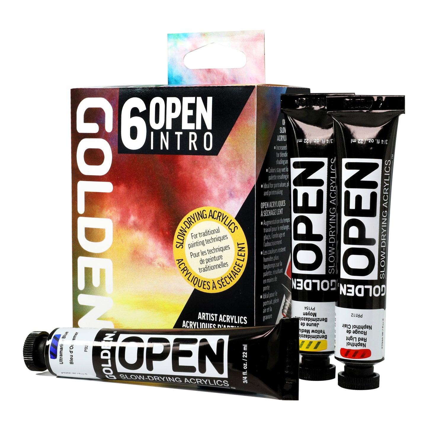 GOLDEN ACRYLIC PAINT OPEN Intro Set