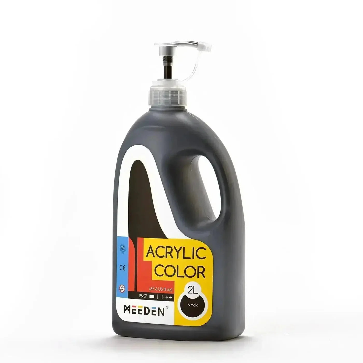 MEEDEN Acrylic Paint with Pump Lid, 1/2 Gallon / 2L / 67.6 oz