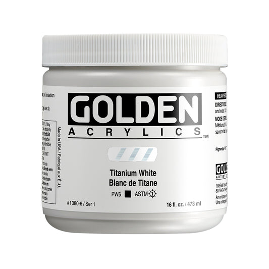 GOLDEN ACRYLIC PAINT HB Titanium White