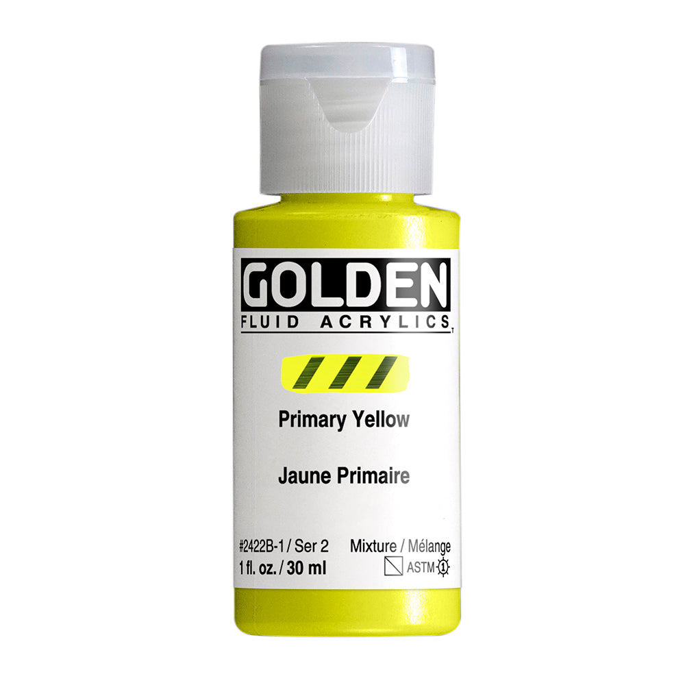GOLDEN FLUID ACRYLIC Primary Yellow