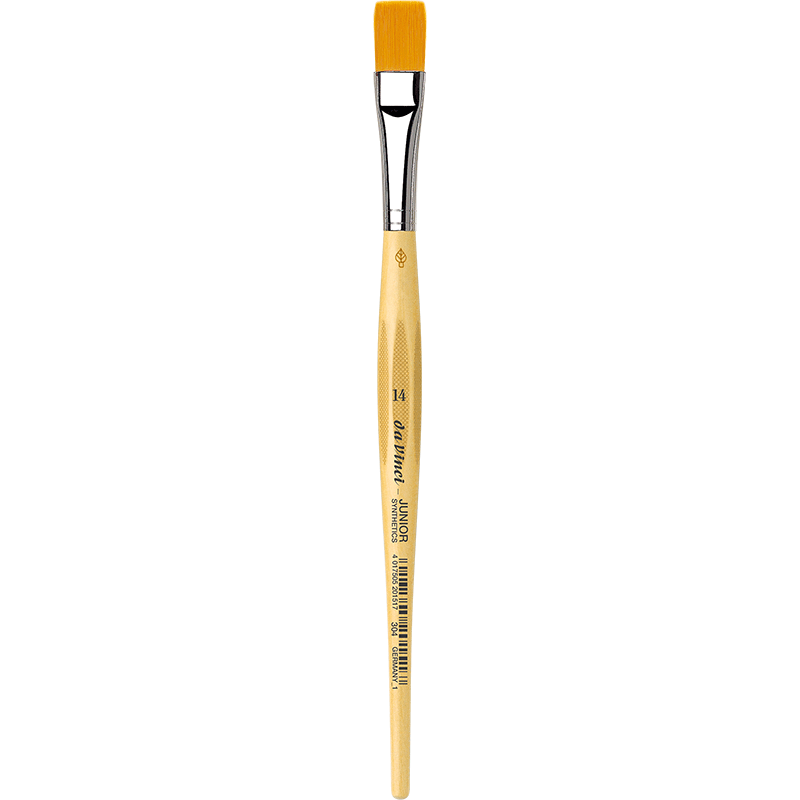 Davinci Brush Series 304 JUNIOR SYNTHETICS flat