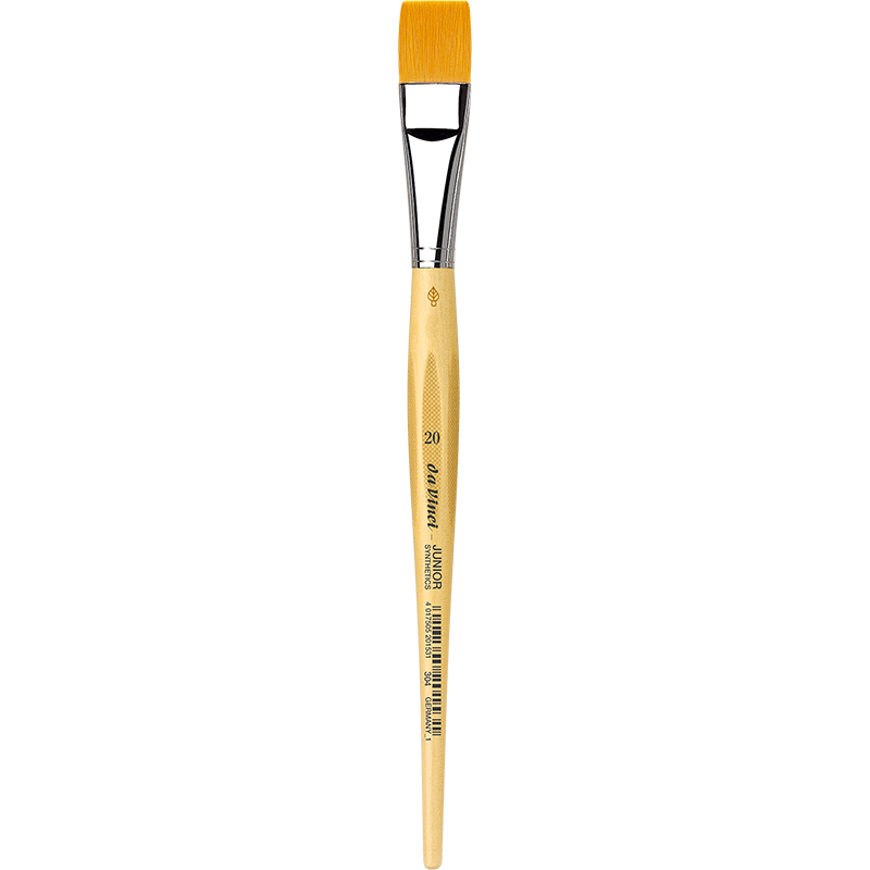 Davinci Brush Series 304 JUNIOR SYNTHETICS flat