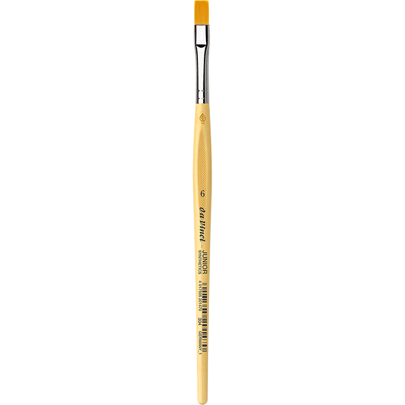Davinci Brush Series 304 JUNIOR SYNTHETICS flat