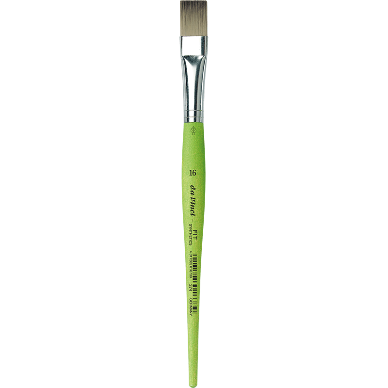 Davinci Brush Series 374 FIT SYNTHETICS, flat