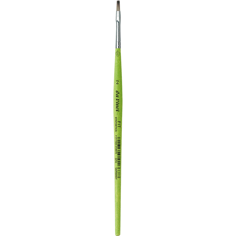 Davinci Brush Series 374 FIT SYNTHETICS, flat