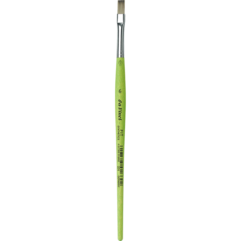 Davinci Brush Series 374 FIT SYNTHETICS, flat