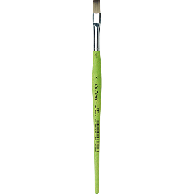 Davinci Brush Series 374 FIT SYNTHETICS, flat