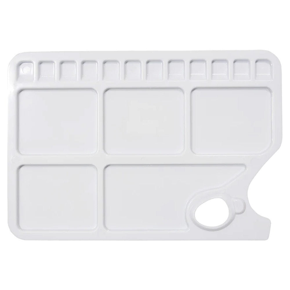Meeden Plastic Paint Palette 11x8.7x0.4 Inch