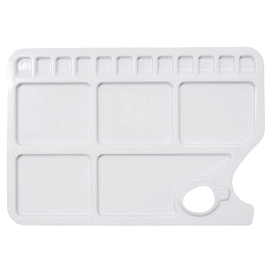 Meeden Plastic Paint Palette 11x8.7x0.4 Inch