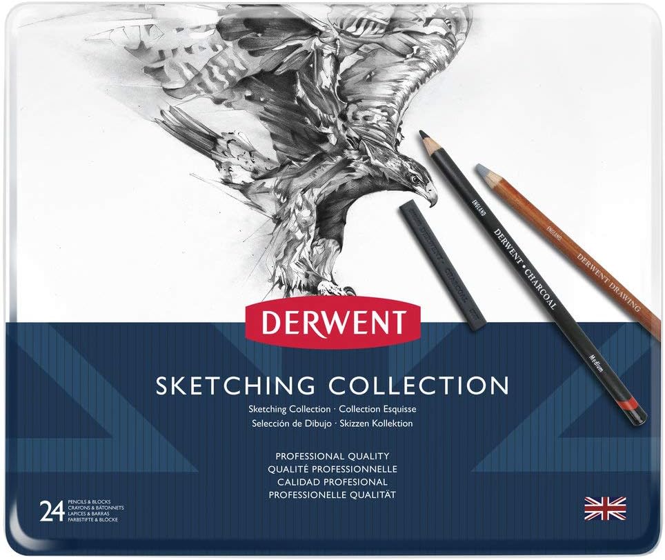 DERWENT SKETCH COLLECTION TIN (24)
