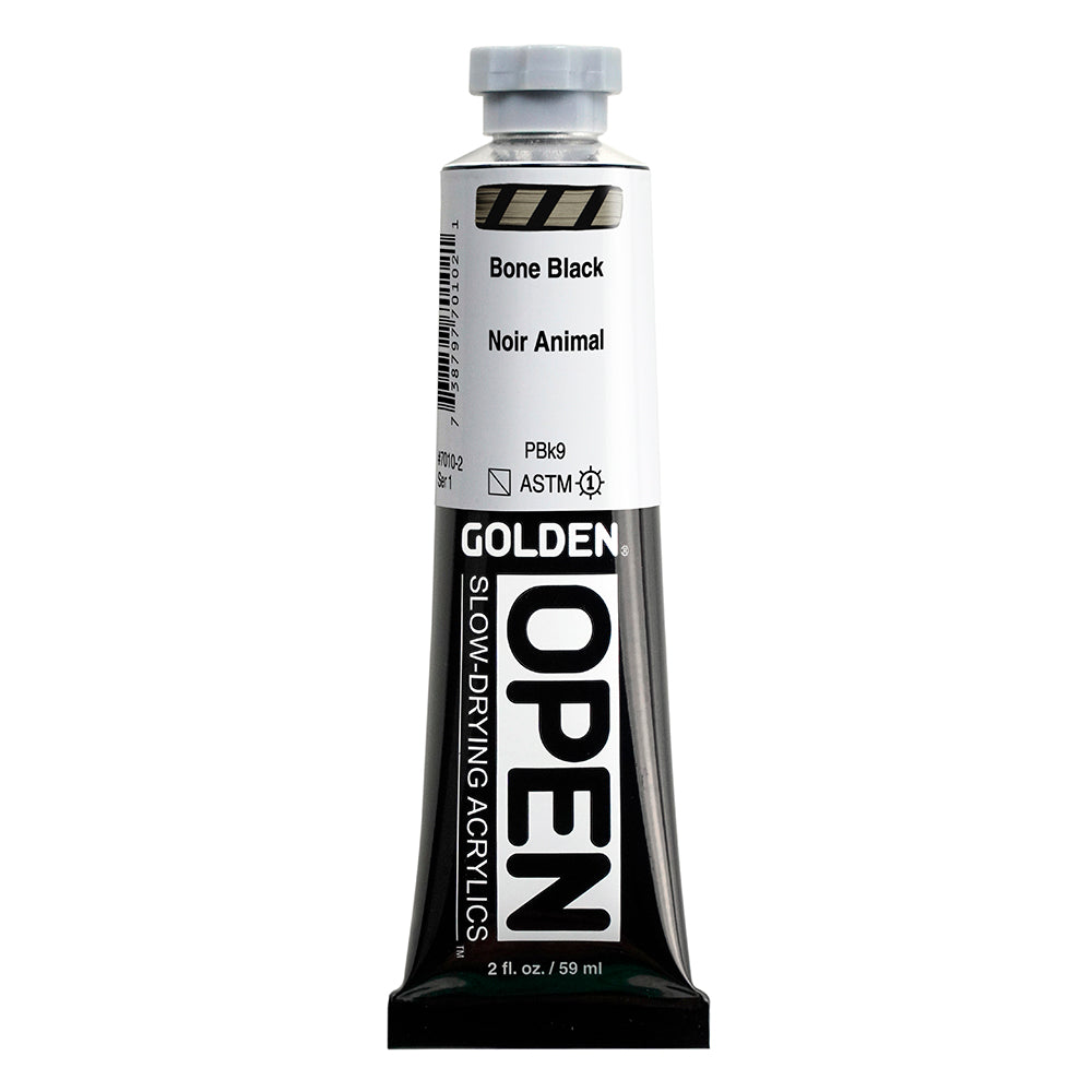 GOLDEN OPEN ACRYLIC Bone Black