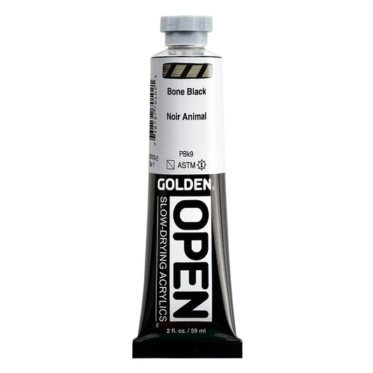 GOLDEN OPEN ACRYLIC Bone Black