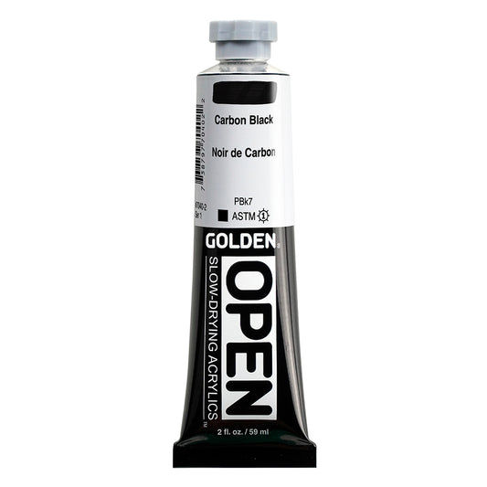 GOLDEN OPEN ACRYLIC Carbon Black