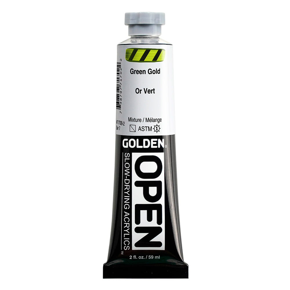 GOLDEN OPEN ACRYLIC Green Gold