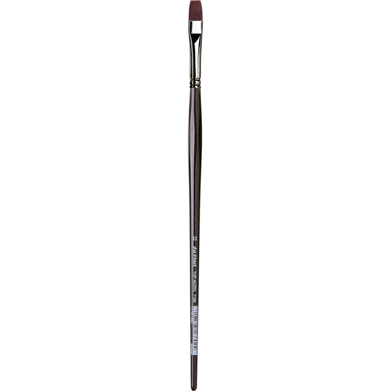 Davinci Brush Series 7185 TOP-ACRYL brush, bright long Handle
