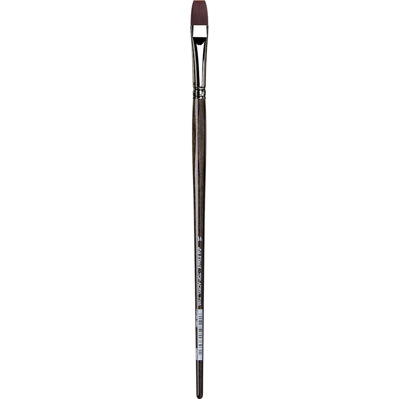 Davinci Brush Series 7185 TOP-ACRYL brush, bright long Handle