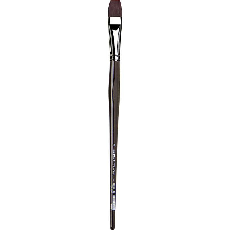 Davinci Brush Series 7185 TOP-ACRYL brush, bright long Handle