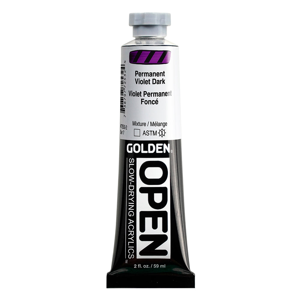 GOLDEN OPEN ACRYLIC Permanent Violet Dark