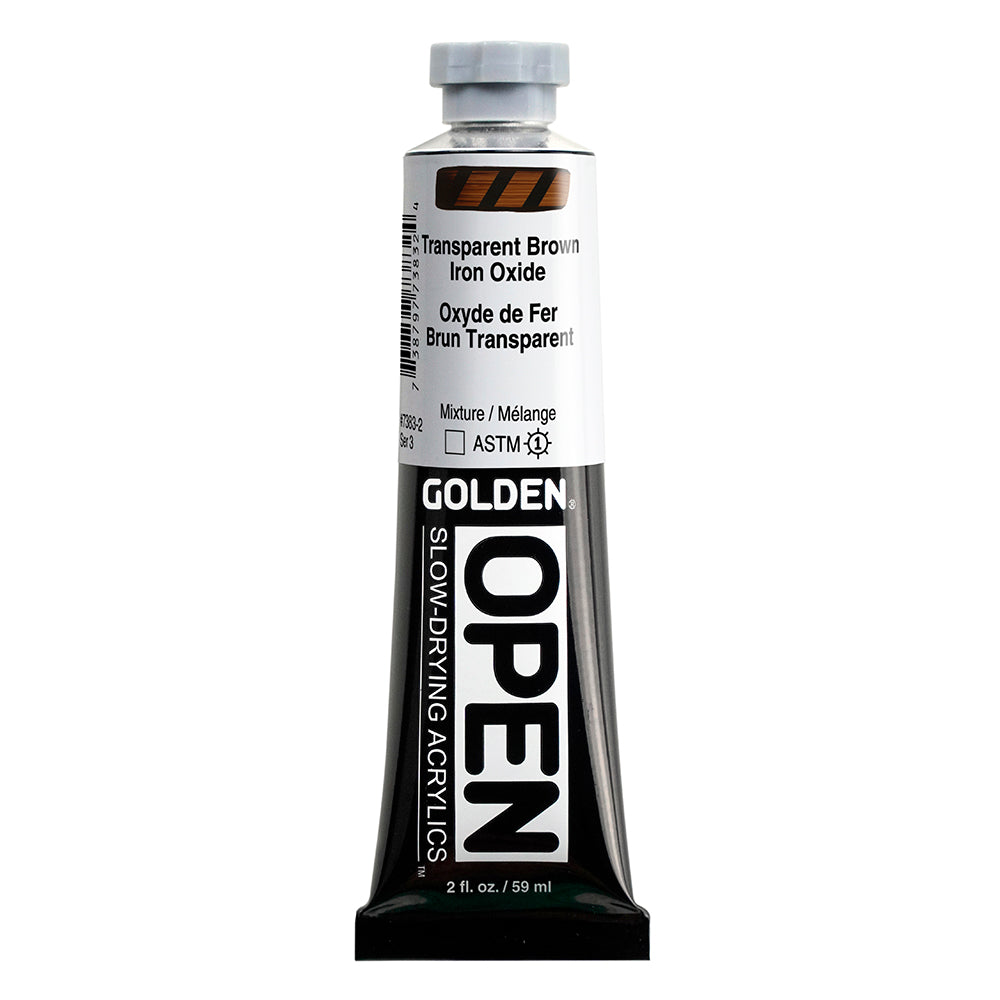 GOLDEN OPEN ACRYLIC Transp Brown Iron Oxide