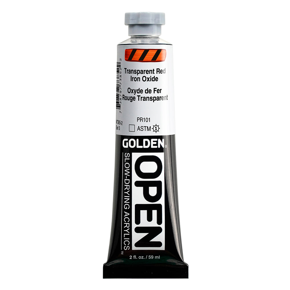 GOLDEN OPEN ACRYLIC Transparent Red Iron Oxide