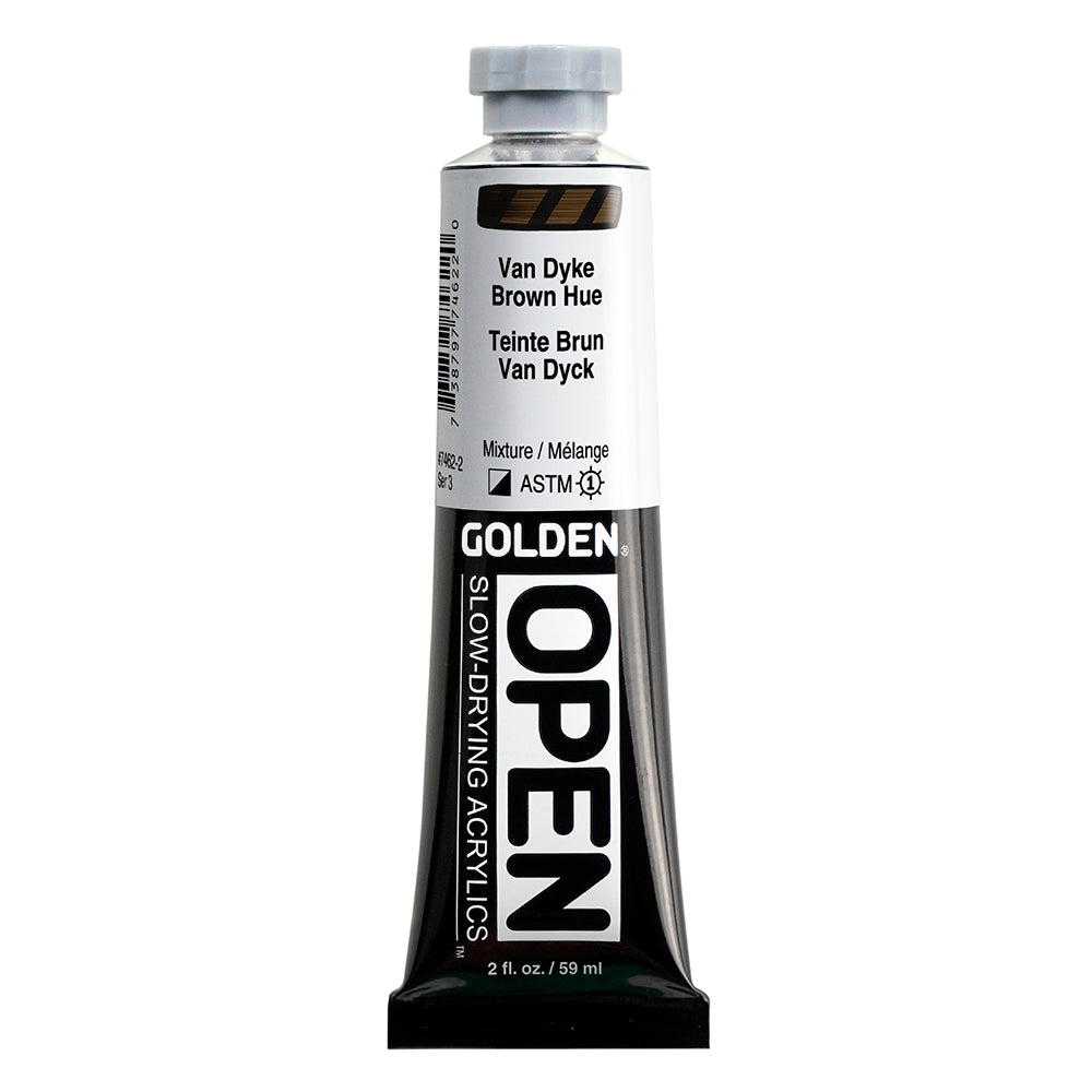 GOLDEN OPEN ACRYLIC VanDyke Brown Hue