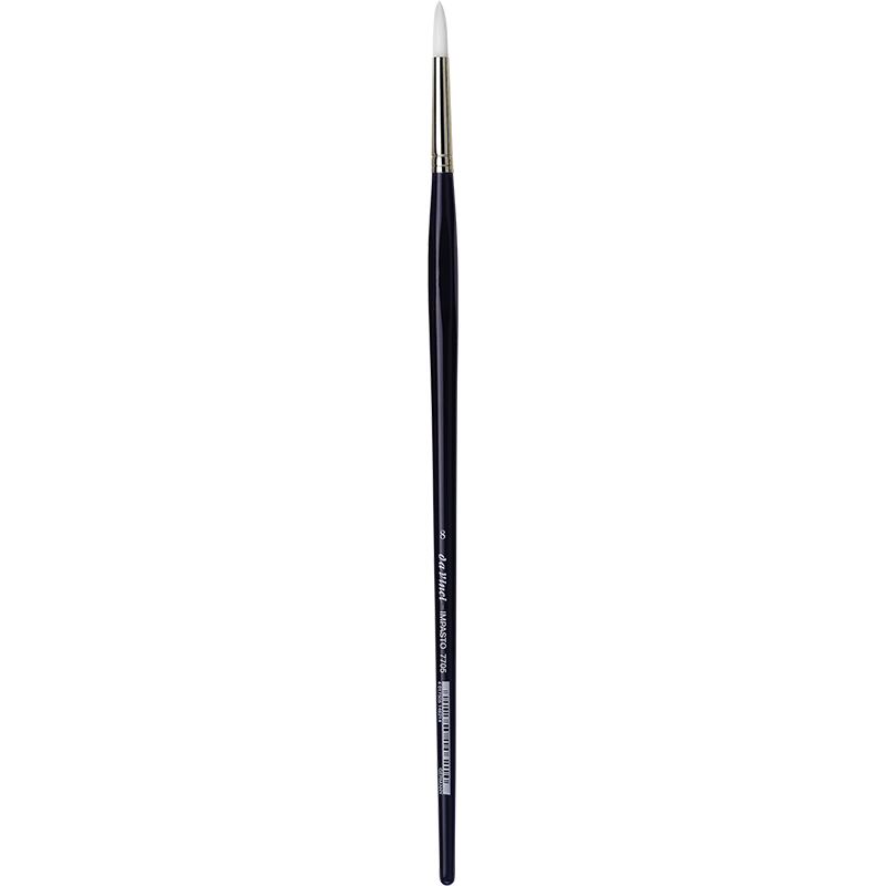 Davinci Brush Series 7705 IMPASTO, round Long Handle