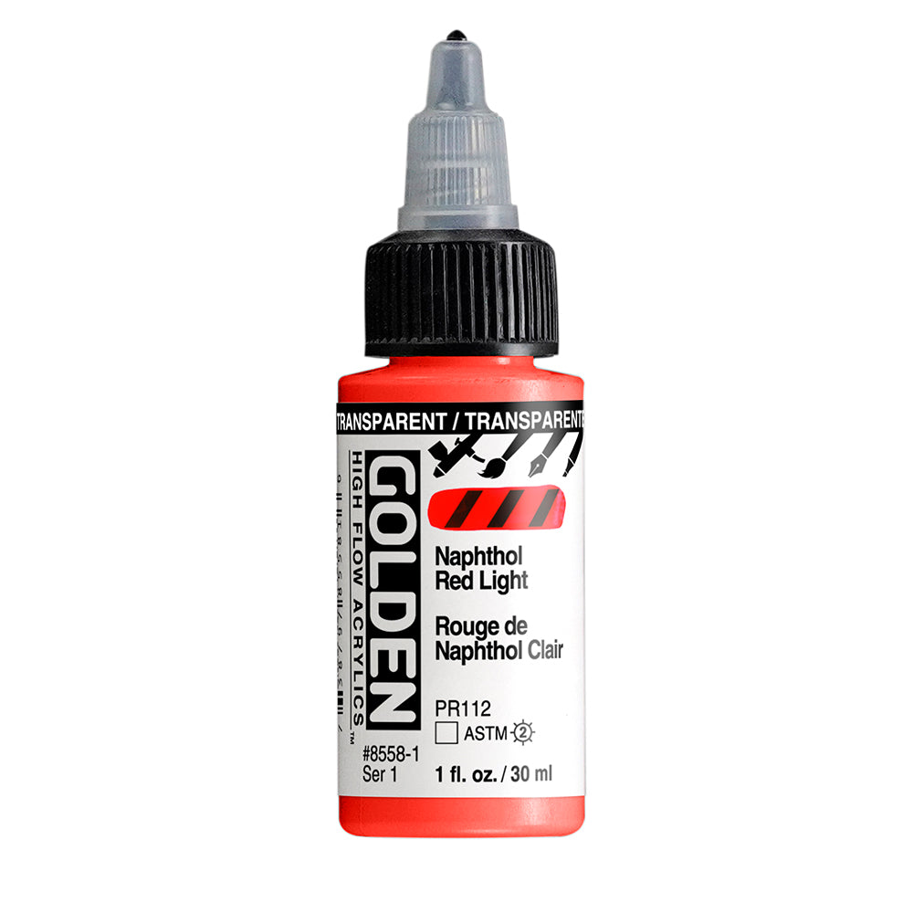 GOLDEN HIGH FLUID Transparent Napthol Red Light