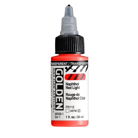GOLDEN HIGH FLUID Transparent Napthol Red Light