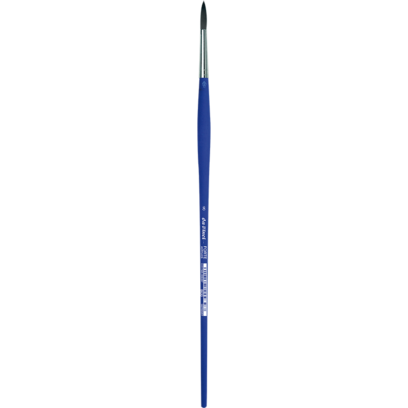 Davinci Brush Series 8630 FORTE-ACRYLICS round Long Handle