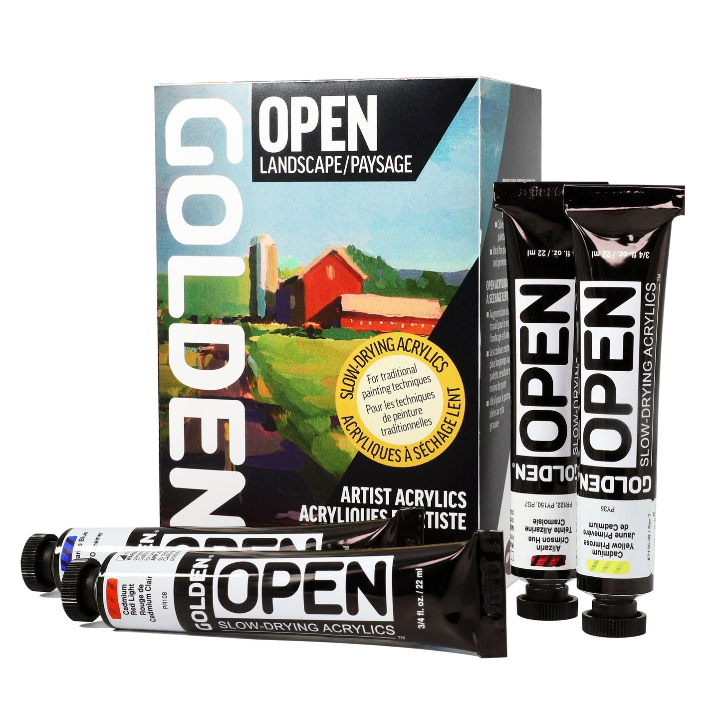GOLDEN ACRYLIC PAINT OPEN Landscape Set