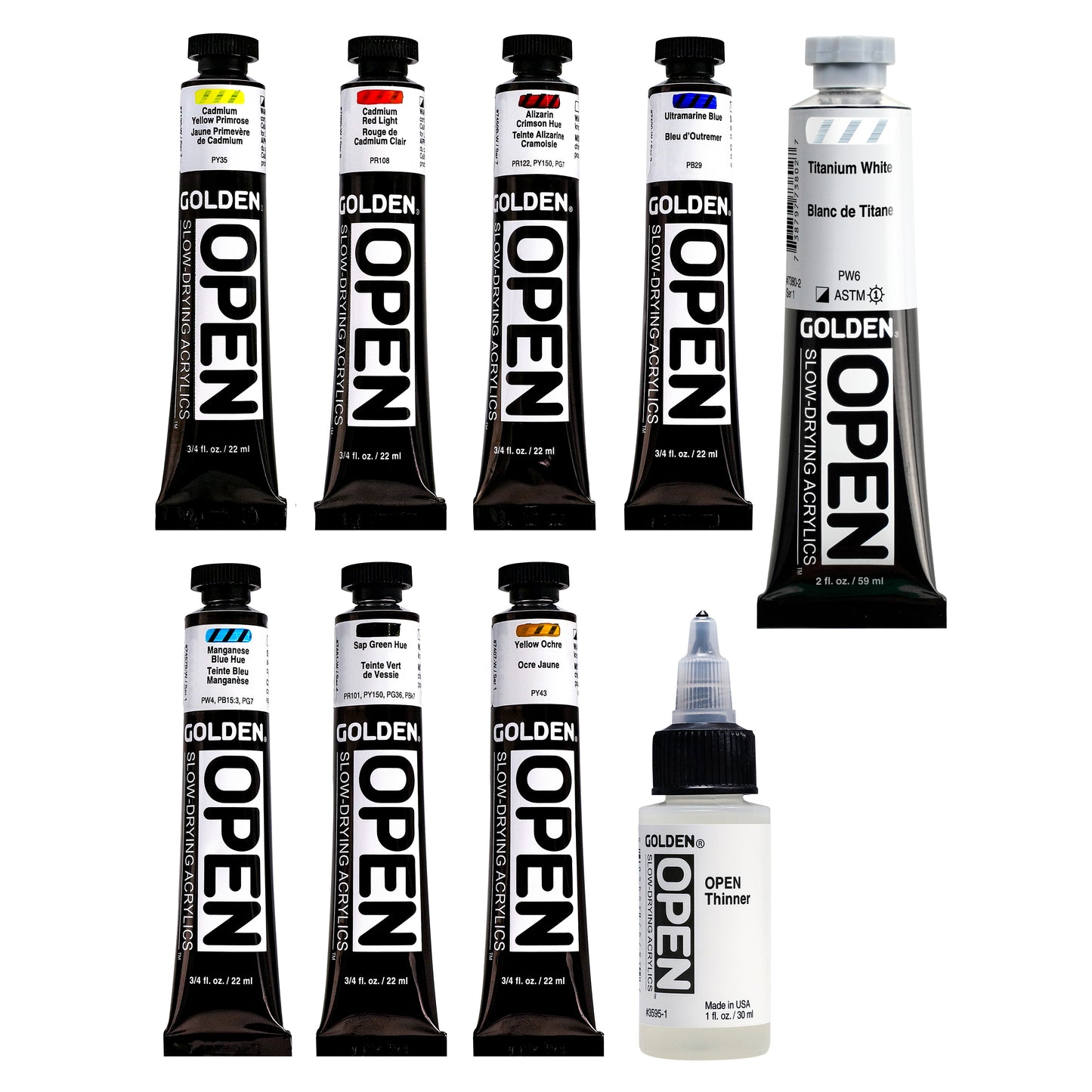 GOLDEN ACRYLIC PAINT OPEN Landscape Set
