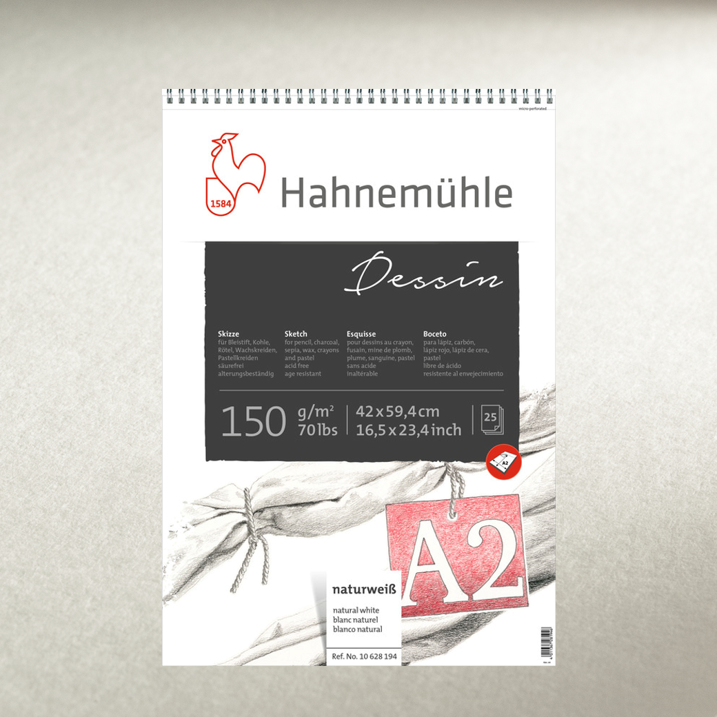 Dessin 150 gsm - spiral bounded 25 Sheets