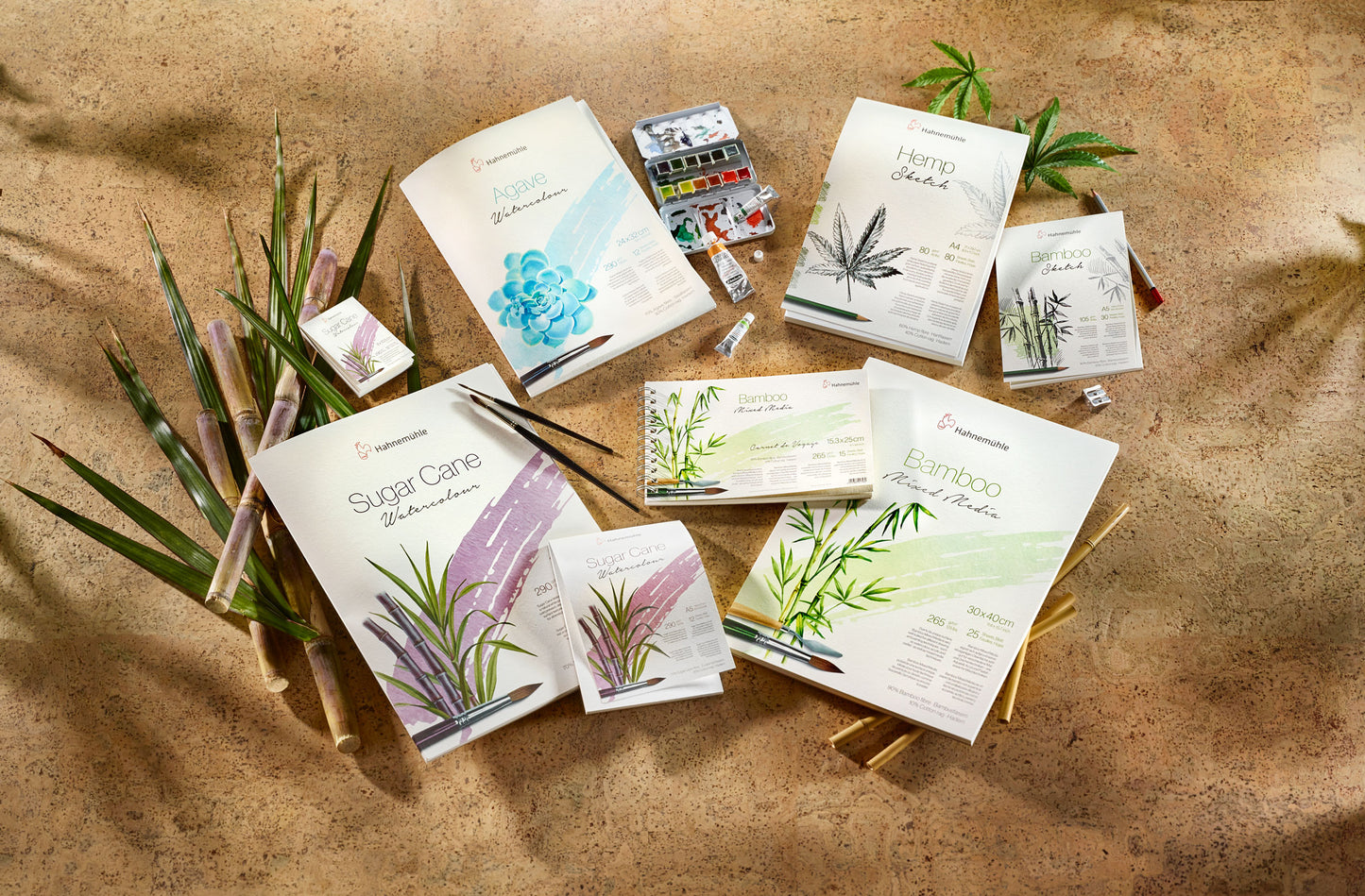 HAHNEMUHLE Bamboo Sketch 105 gsm 30sheets 3- Sizes Available