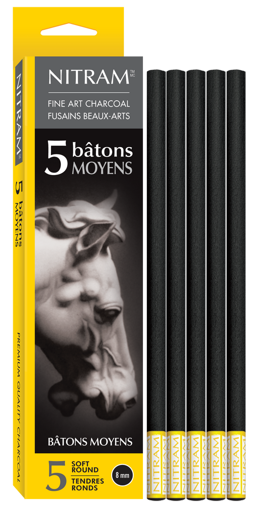 nitram Bâtons Moyens Extra Soft Round