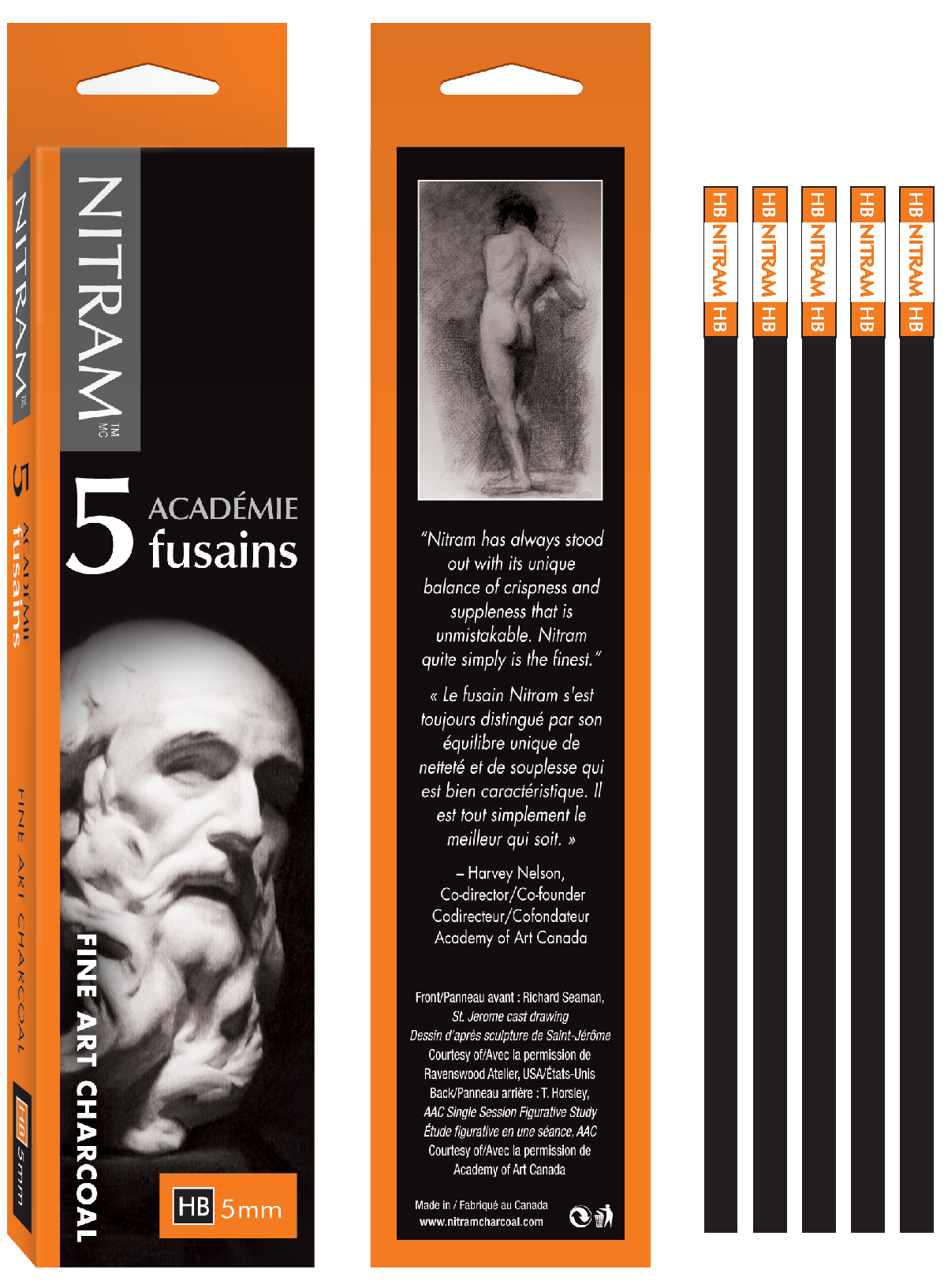 Nitram Académie Fusains HB