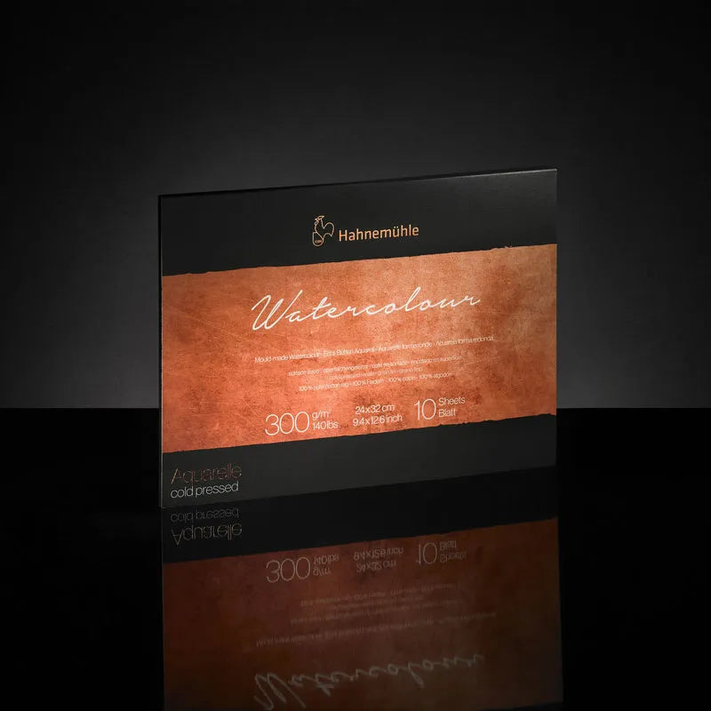 HAHNEMUHLE Watercolour Pad 300 gsm cold pressed 10 SHEETS