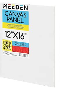 Meeden Canvas Panel 100% Cotton Canvas Gesso Primed Acid Free