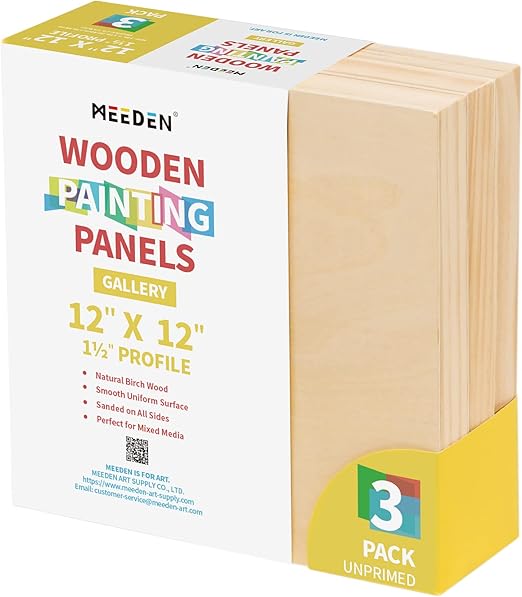 MEEDEN Artist Birch Wood Canvas Panel