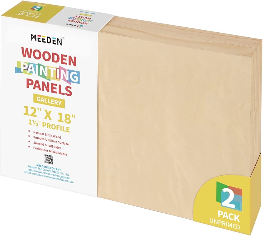 MEEDEN Artist Birch Wood Canvas Panel
