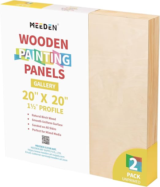 MEEDEN Artist Birch Wood Canvas Panel
