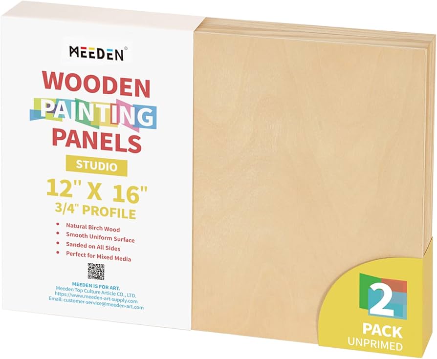 MEEDEN Artist Birch Wood Canvas Panel