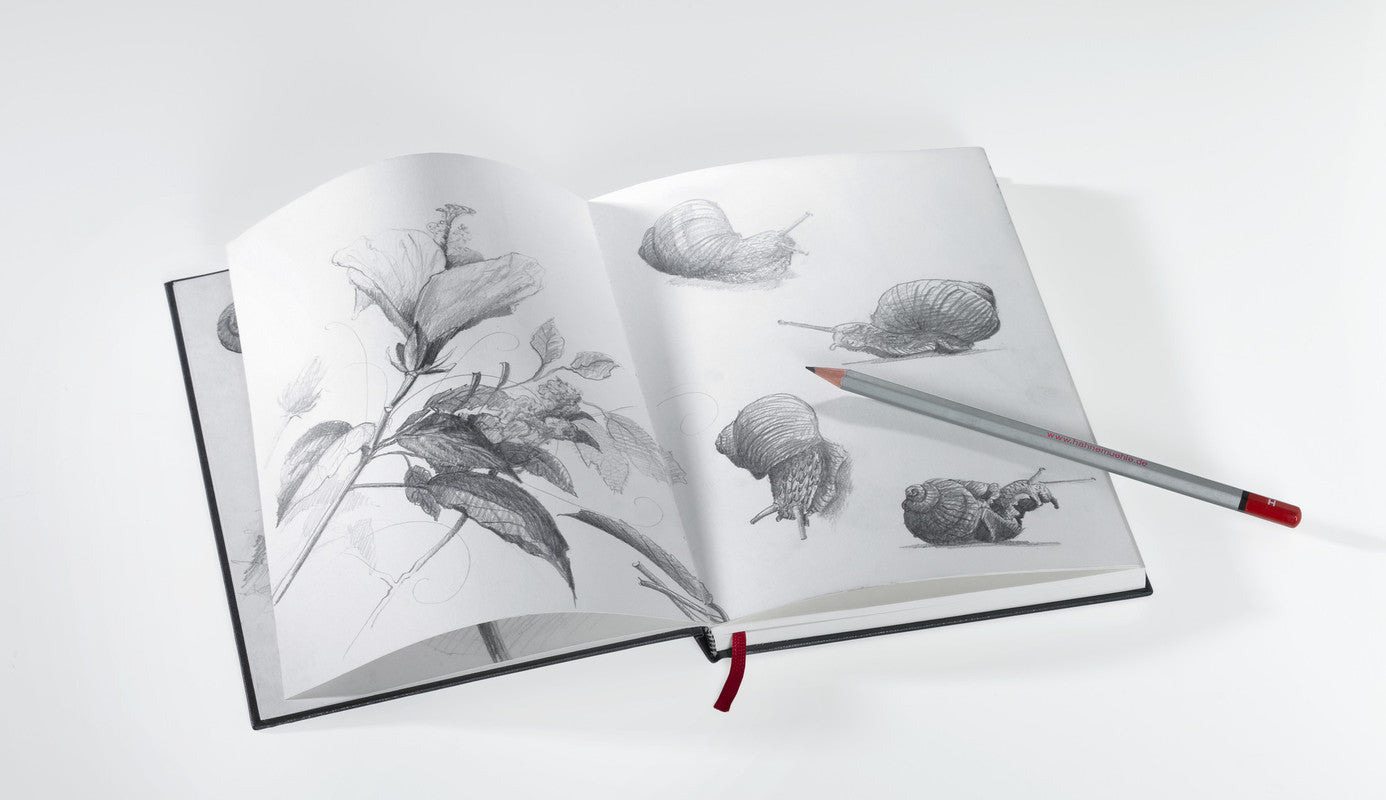 HAHNEMUHLE Nostalgie Sketchbook 190 gsm natural white 80 pages 40 sheets