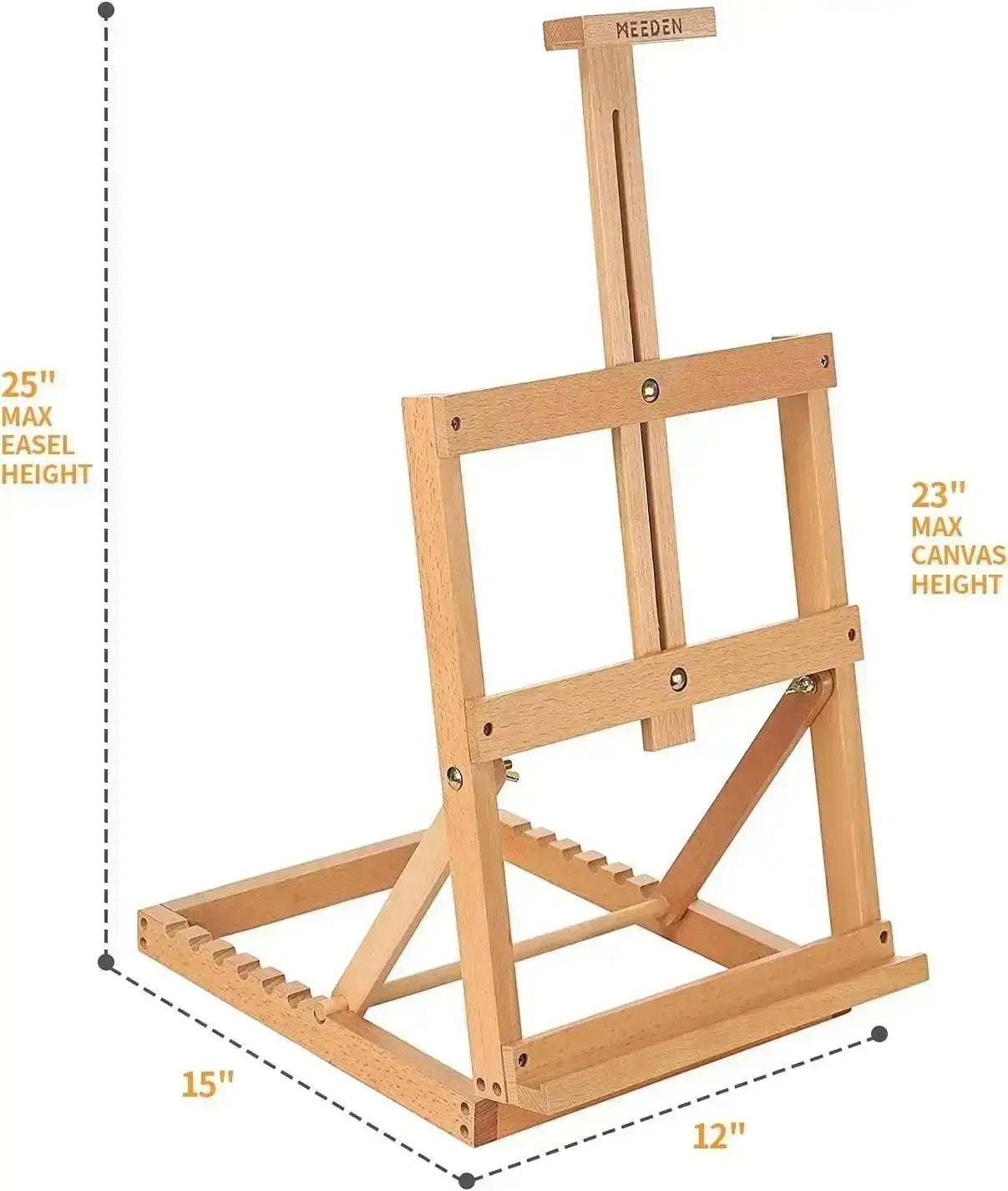 MEEDEN Heavy-Duty H-Frame Tabletop Easel