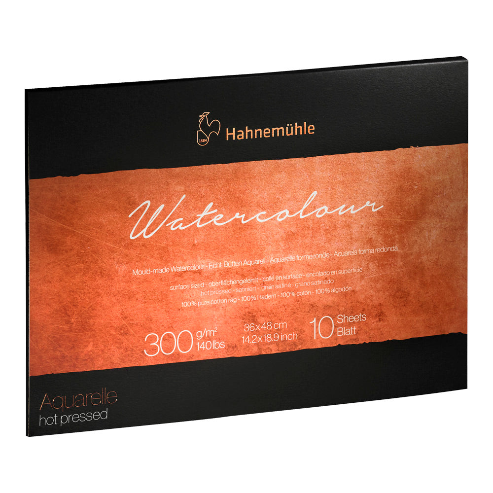 HAHNEMUHLE Watercolour Pad 300 gsm cold pressed 10 SHEETS
