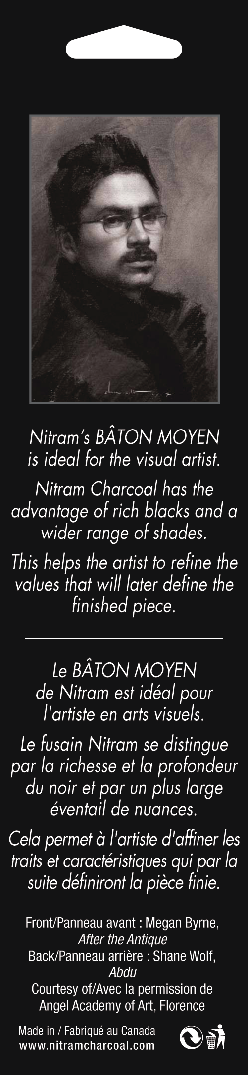 nitram Bâtons Moyens Extra Soft Round