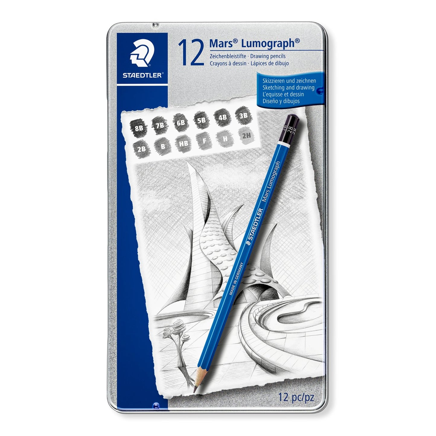 Staedtler Mars® Lumograph® 100 Drawing Pencils Set