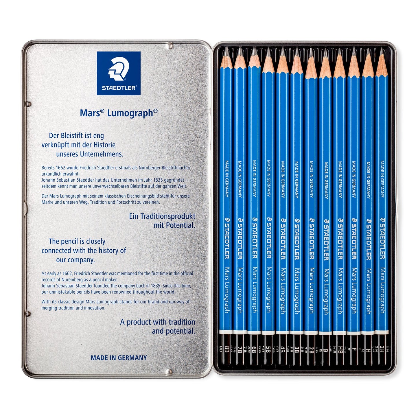 Staedtler Mars® Lumograph® 100 Drawing Pencils Set