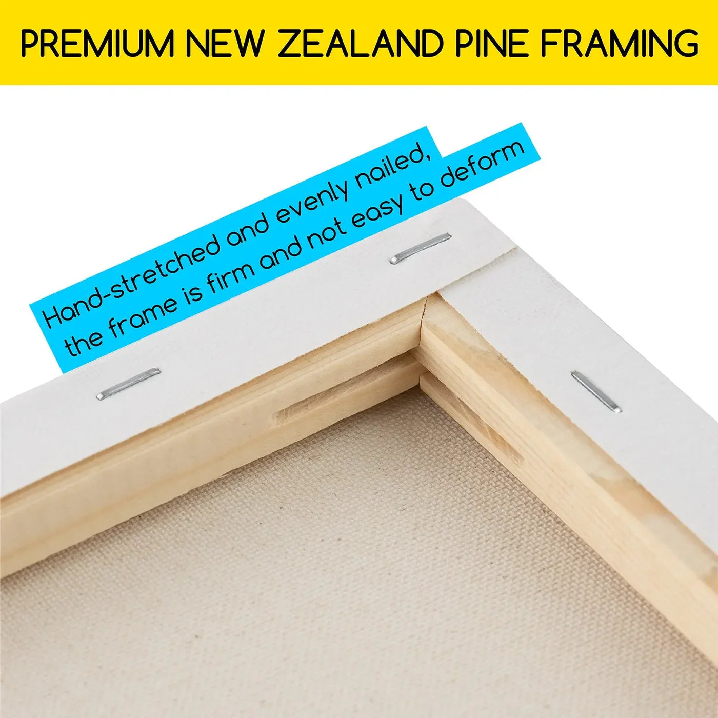 MEEDEN 100% Cotton Stretched Canvas Single and Packs