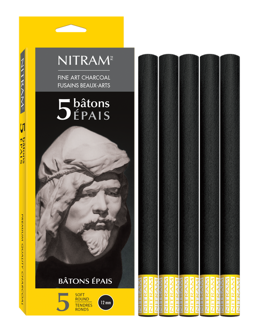 nitram Bâtons Épais - Soft round 12mm