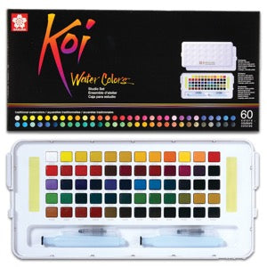 Koi Fine Quality Watercolor Field Sketch Boxes With Waterbrush